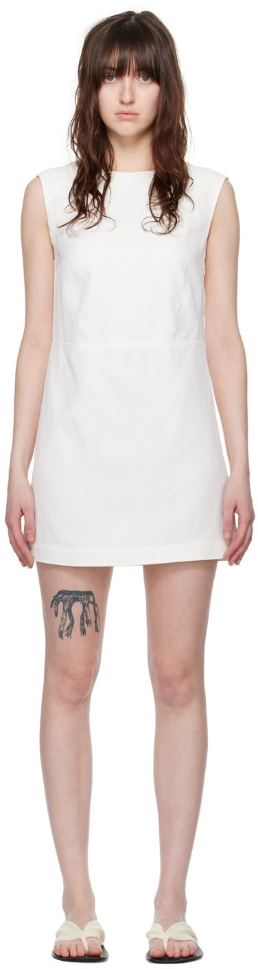 Haljina Loulou de Saison Loulou de Saison Hoya Minidress Bijela | HOYA