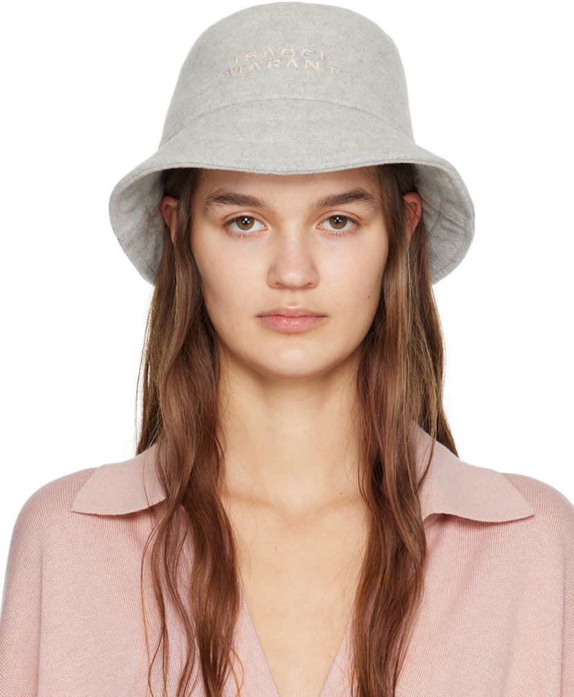 Šešir ISABEL MARANT Giorgia Bucket Hat Siva | 24PCU048XFA-B1C03A