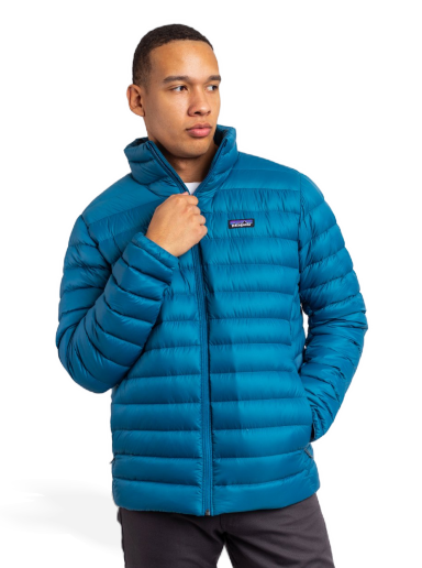 Pernata jakna Patagonia Down Sweater Plava | 84675