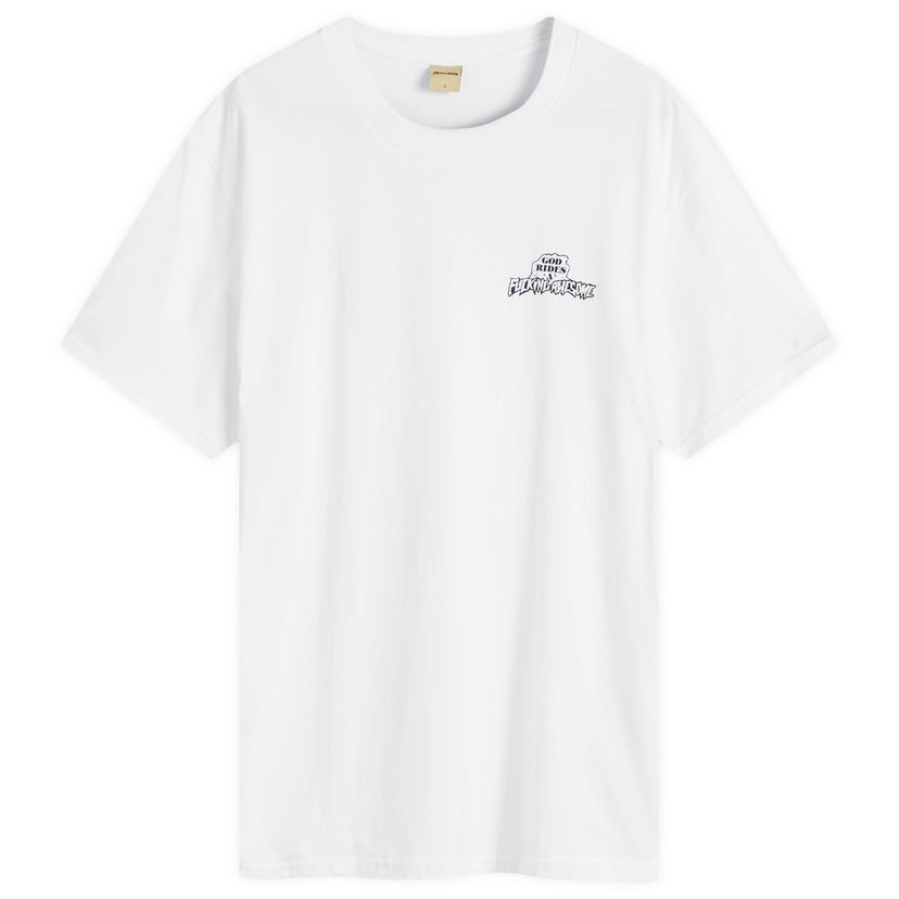 Majica kratkih rukava Fucking Awesome God Rides T-Shirt Large Bijela | FA2031-WHT