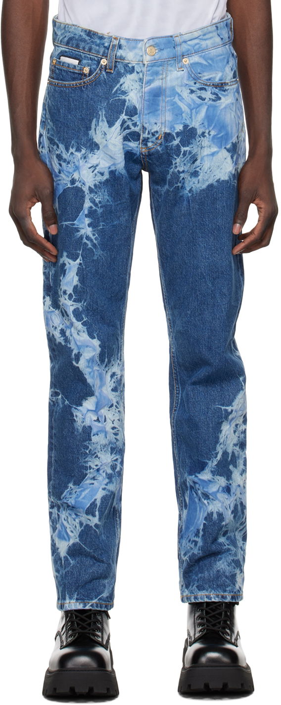 Jeans Eytys Eytys Orion Bleach Wash Denim Jeans Plava | A037011