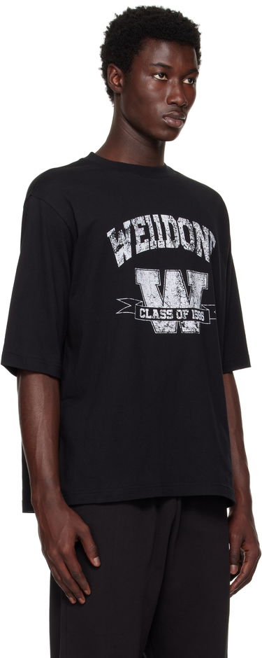 Majica kratkih rukava We11done We11done Printed University T-Shirt Crna | WD-TT2-25-743-U-BK, 1