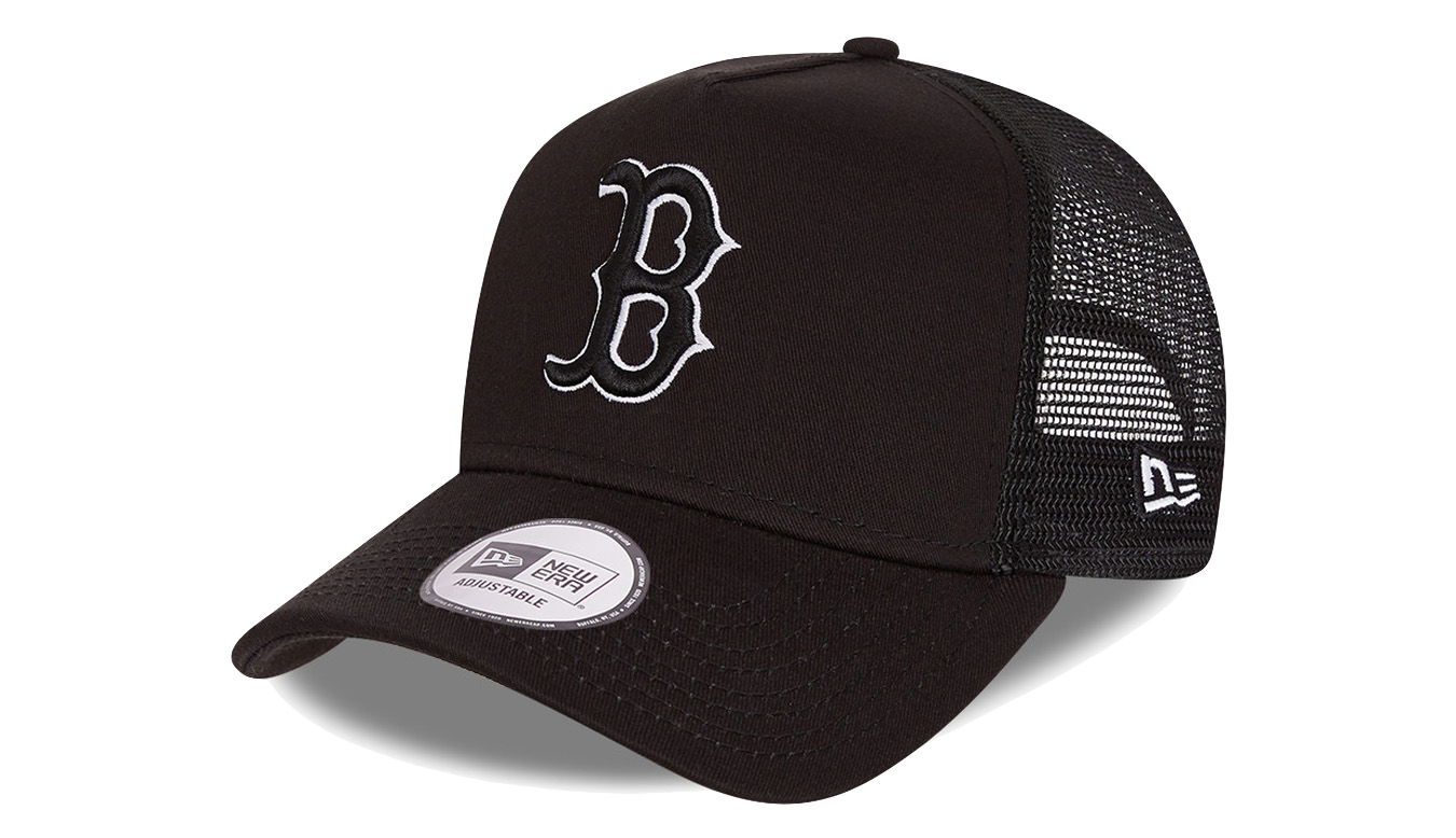 Kapa New Era Tonal Mesh Trucker Red Sox Cap Crna | 60112702, 0