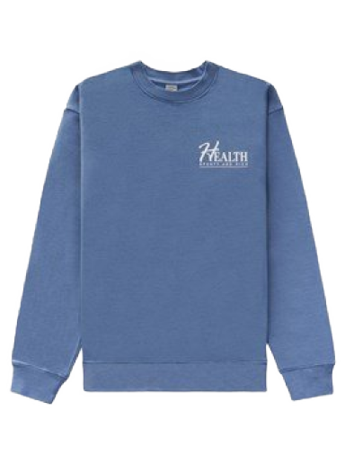 Dukserice Sporty & Rich Big H Crewneck Plava | CR641SB