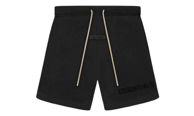 Kratke hlače Fear of God Fear of God Essentials Drawstring Sweatshorts L Crna | ESSEKRT2, 0