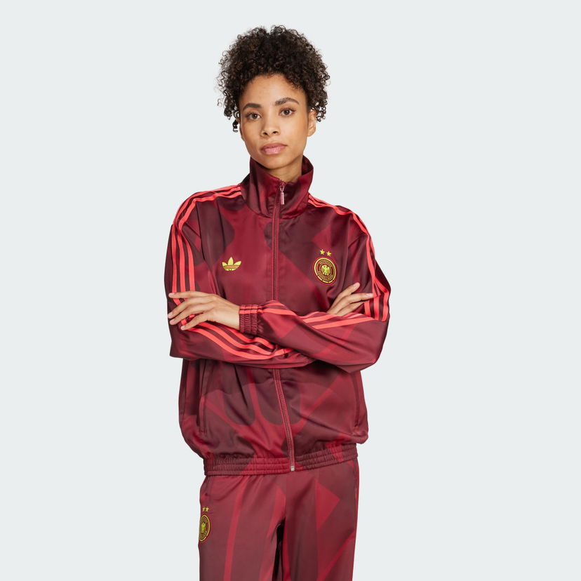 Jakna adidas Performance Germany Track Jacket Crvena | JJ0351
