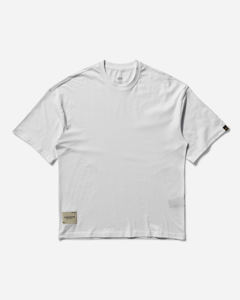 Majica kratkih rukava Alpha Industries Studio Edition T-Shirt Bijela | X156550 09