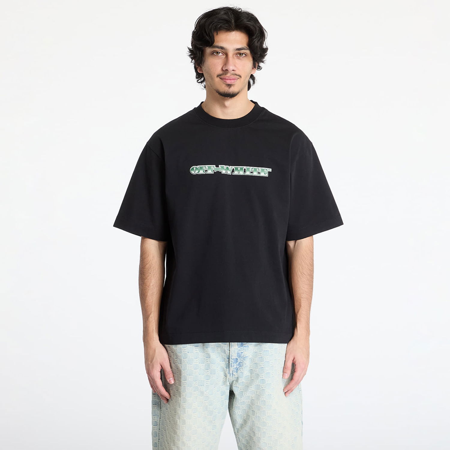 Majica kratkih rukava Off-White Off-White Cash Arrow Skate S/S Tee Crna | OMAA120S25JER00E1058, 0