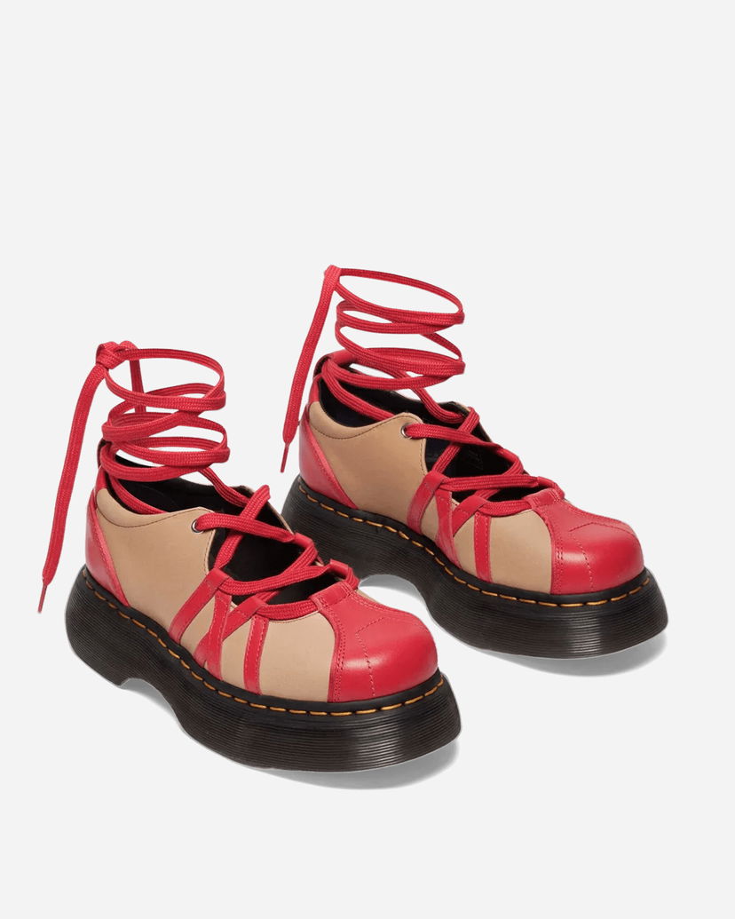Odjeća i dodaci Dr. Martens Buzz Ballerina Leather Shoes Crvena | 41611600