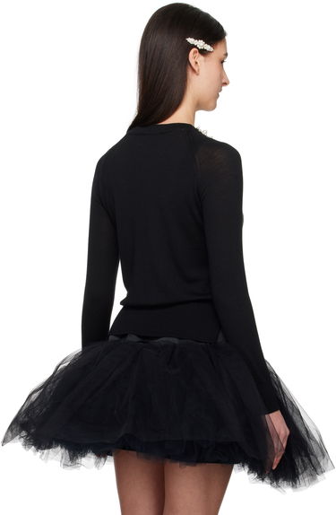 Džemper Simone Rocha Simone Rocha Classic Wool Pullover Crna | KMK22B 0647, 2