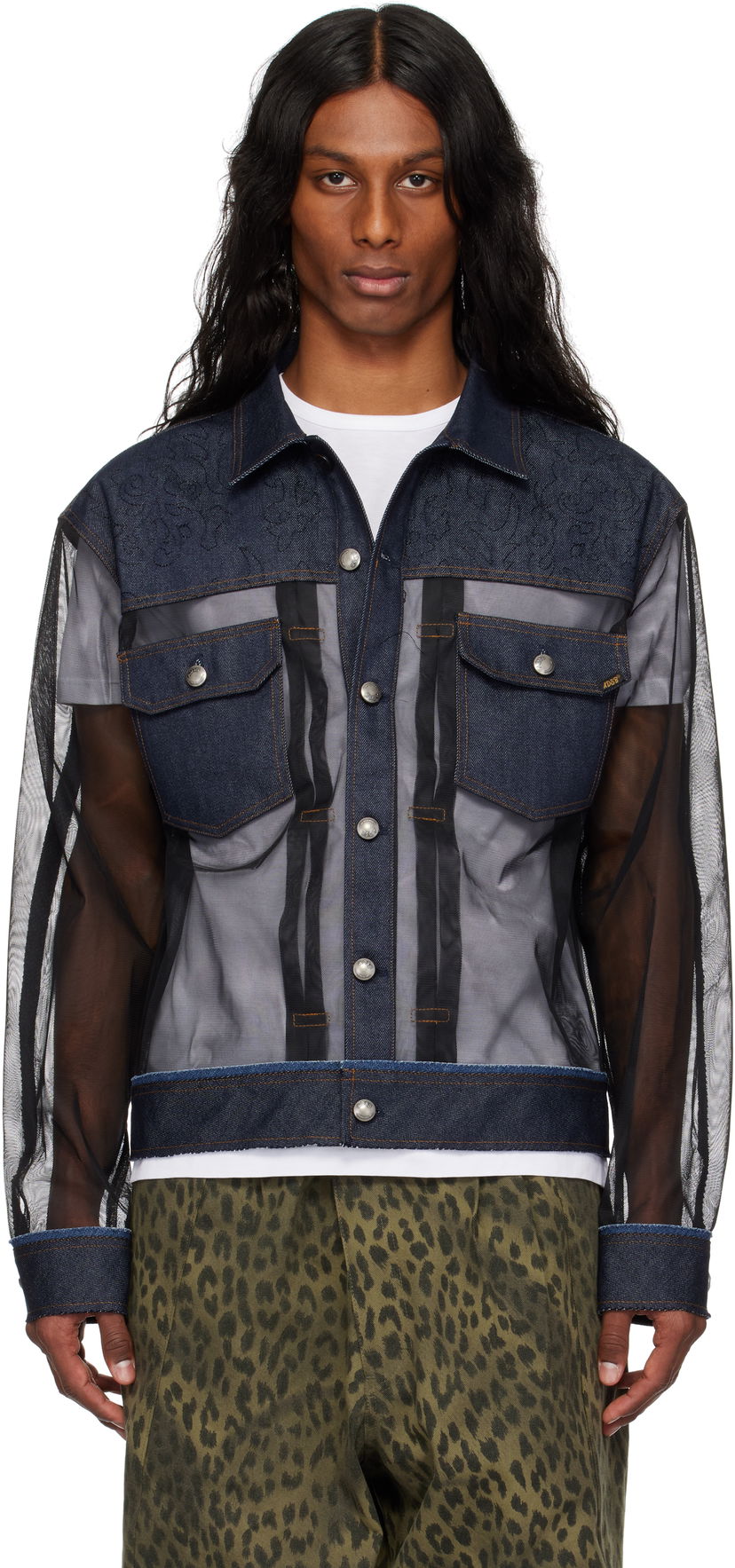 Jakna Andersson Bell Andersson Bell Tonny Sheer Denim Jacket Plava | awa695m