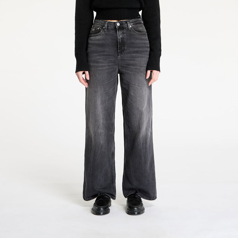 Jeans Tommy Hilfiger Tommy Jeans Claire High Rise Wide Leg Jeans W28/L32 Crna | DW0DW19578 1BZ