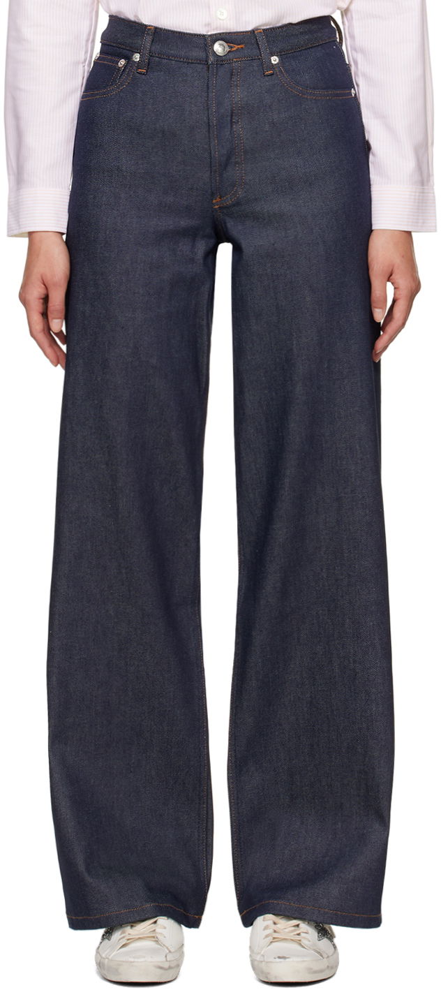 Jeans A.P.C. Elisabeth Jeans Plava | COZZI-F09181