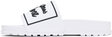 Tenisice i cipele Versace Versace Jeans Couture Logo Shelly Pool Slides Bijela | E78VA3SQ2_E71352, 2