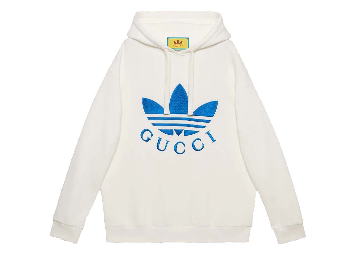 Dukserice Gucci adidas x Hoodie Bijela | 702607XJEDA9088, 0