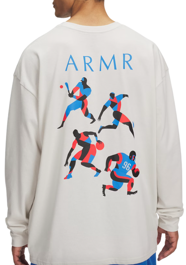 Majica kratkih rukava Under Armour Under Armour UA HWT Modern Sport Long Sleeve T-Shirt Bijela | 6004885-110, 2
