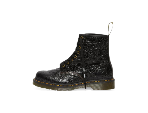 Lifestyle Dr. Martens 1460 WB Emboss Leather Lace Up Boots "Black" Crna | 27939001