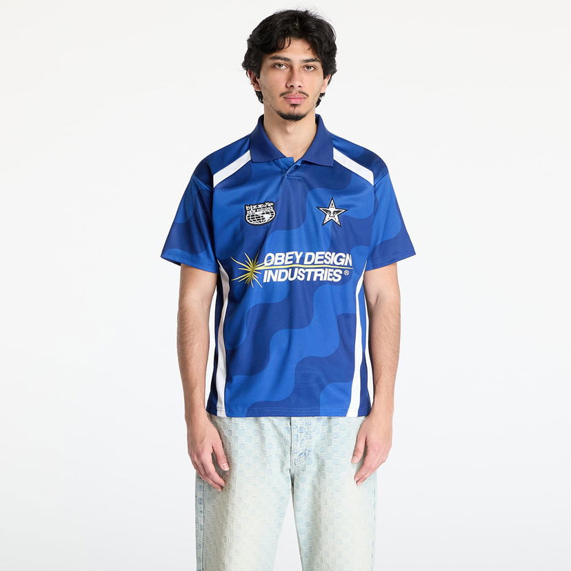 Polo majica OBEY OBEY Soccer Jersey Plava | 131080372-BMU