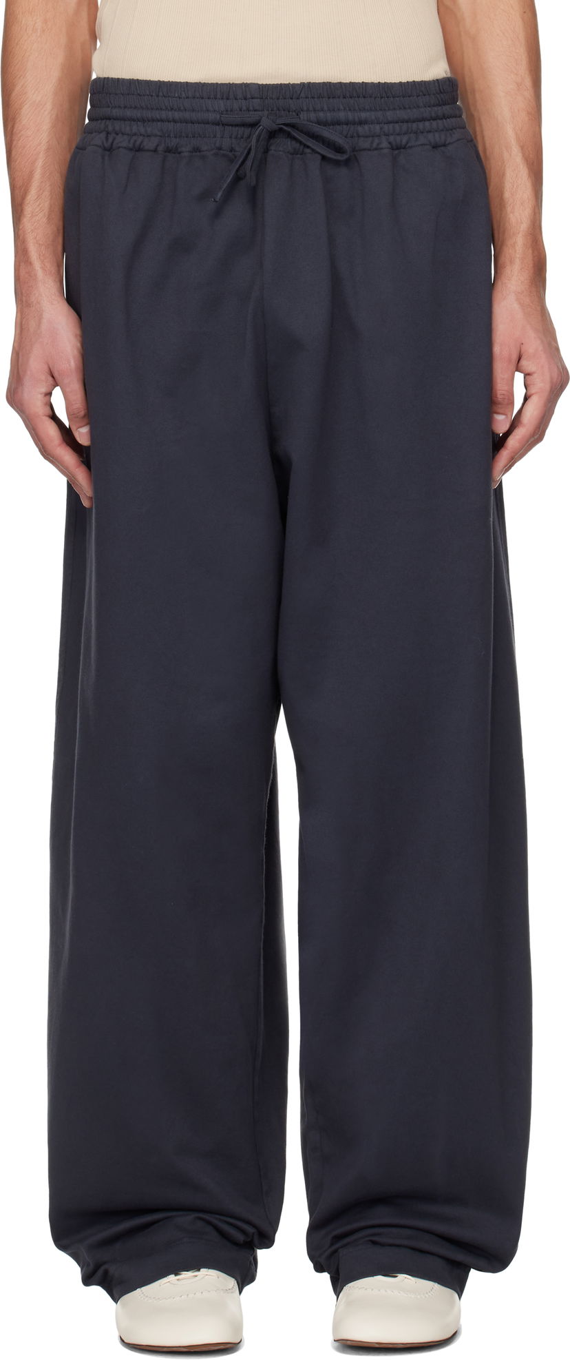 Trenirka HED MAYNER Hed Mayner Embroidered Sweatpants Tamnoplava | HMMA72014R-HA082A