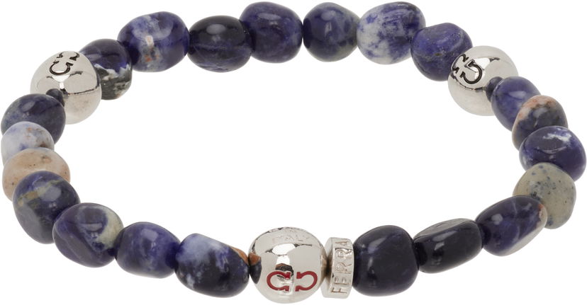 Narukvica FERRAGAMO Salvatore Ferragamo Baroque Beads Bracelet Plava | 785674