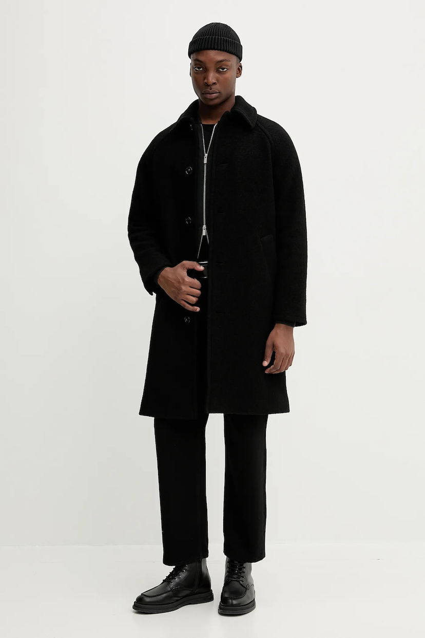 Kaputi A.P.C. Wool Coat Gaston Crna | WVBEH.H01516