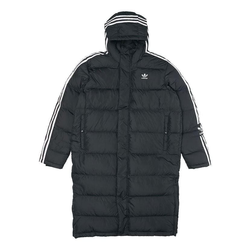 Pernata jakna adidas Originals Originals Long Down Jacket Crna | HI4658