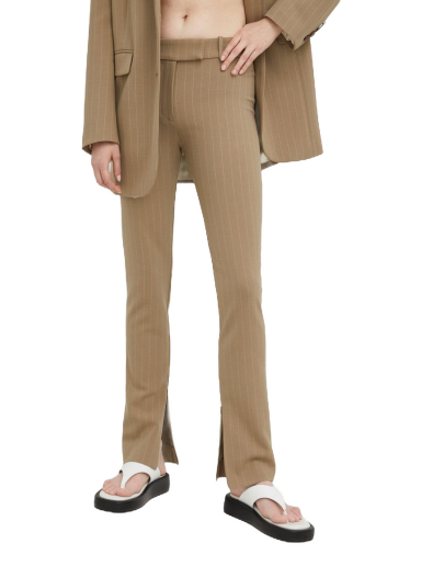 Hlače i traperice Samsoe Samsoe Elisa Trousers Bež | F22200065