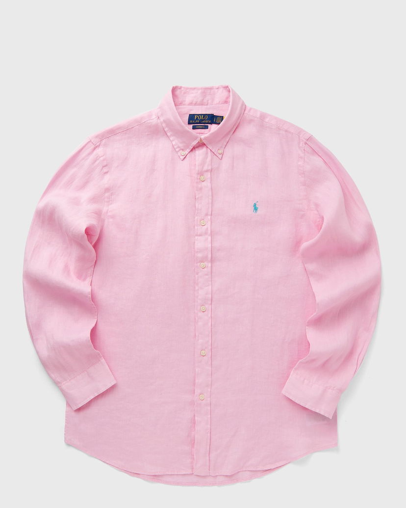 Košulja Polo by Ralph Lauren Ralph Lauren Custom Fit Linen Sport Shirt XXL Ružičasta | 710966294009