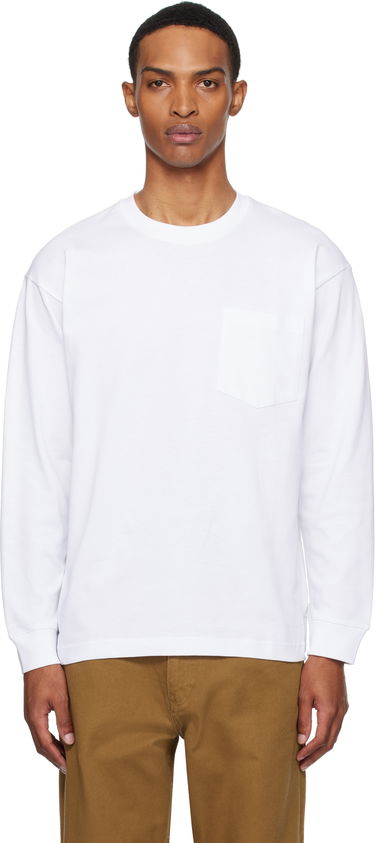 Majica kratkih rukava NORSE PROJECTS Norse Standard Heavy Loose Long Sleeve T-Shirt Bijela | N10-0213, 0