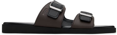 Tenisice i cipele BOSS BOSS Pin-Buckle Sandals Smeđa | 50541765, 0