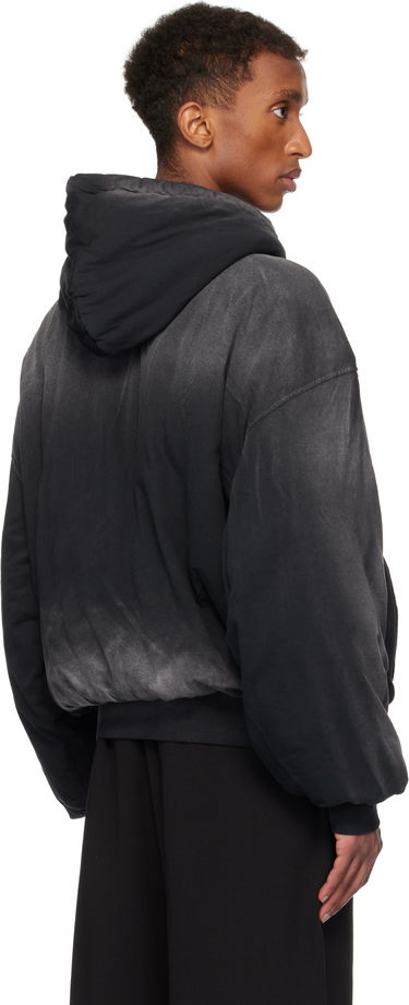 Bomber jakna We11done We11done Bomber Zip-Up Hoodie Crna | WD-TJ3-24-836-U-BK, 2
