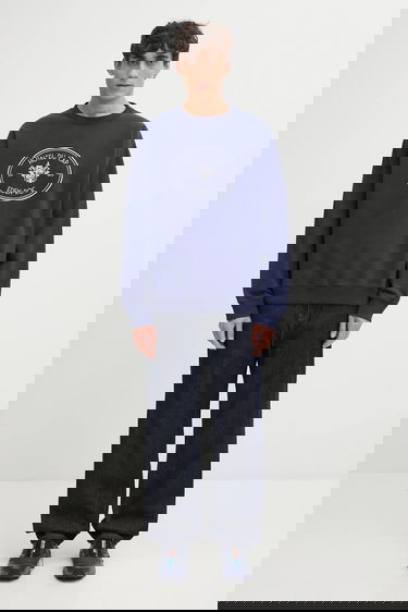 Dukserice Sporty & Rich Embroidered Eden Crest Sweatshirt Tamnoplava | ST07160621BL106, 4