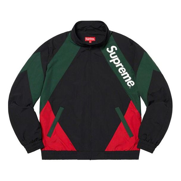 Vjetrovka Supreme Colorblock Splicing Sports Jacket Crvena | SUP-SS20-078