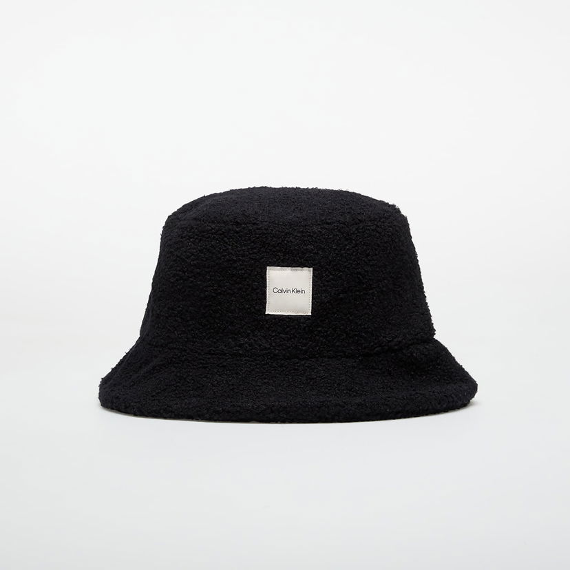 Šešir CALVIN KLEIN Boucle Patch Bucket Hat Crna | LV04F5055G UB1
