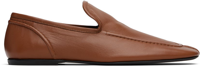Odjeća Dries Van Noten Dries Van Noten Leather Loafers Smeđa | MS251-1480