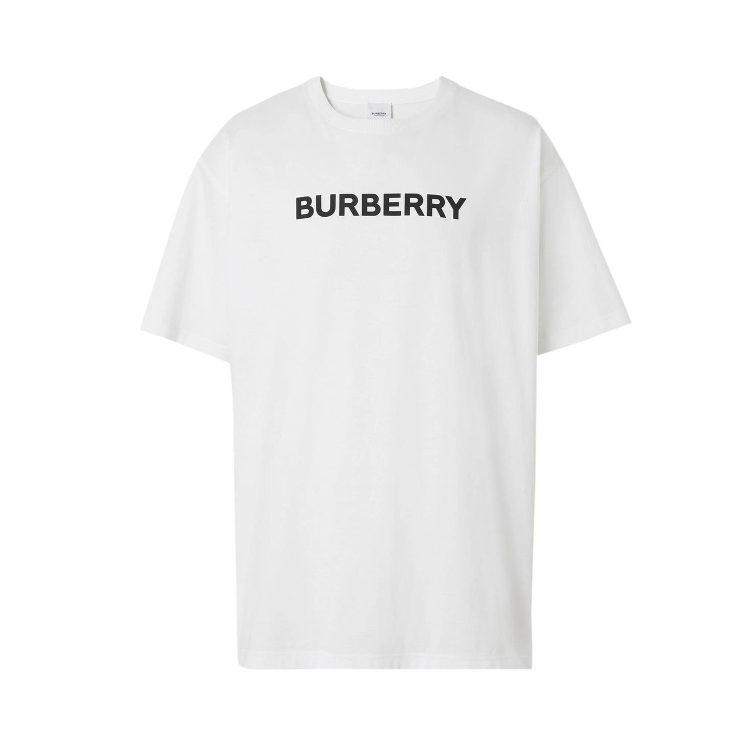 Majica kratkih rukava Burberry Logo Print Oversized T-Shirt Bijela | 8055309, 1