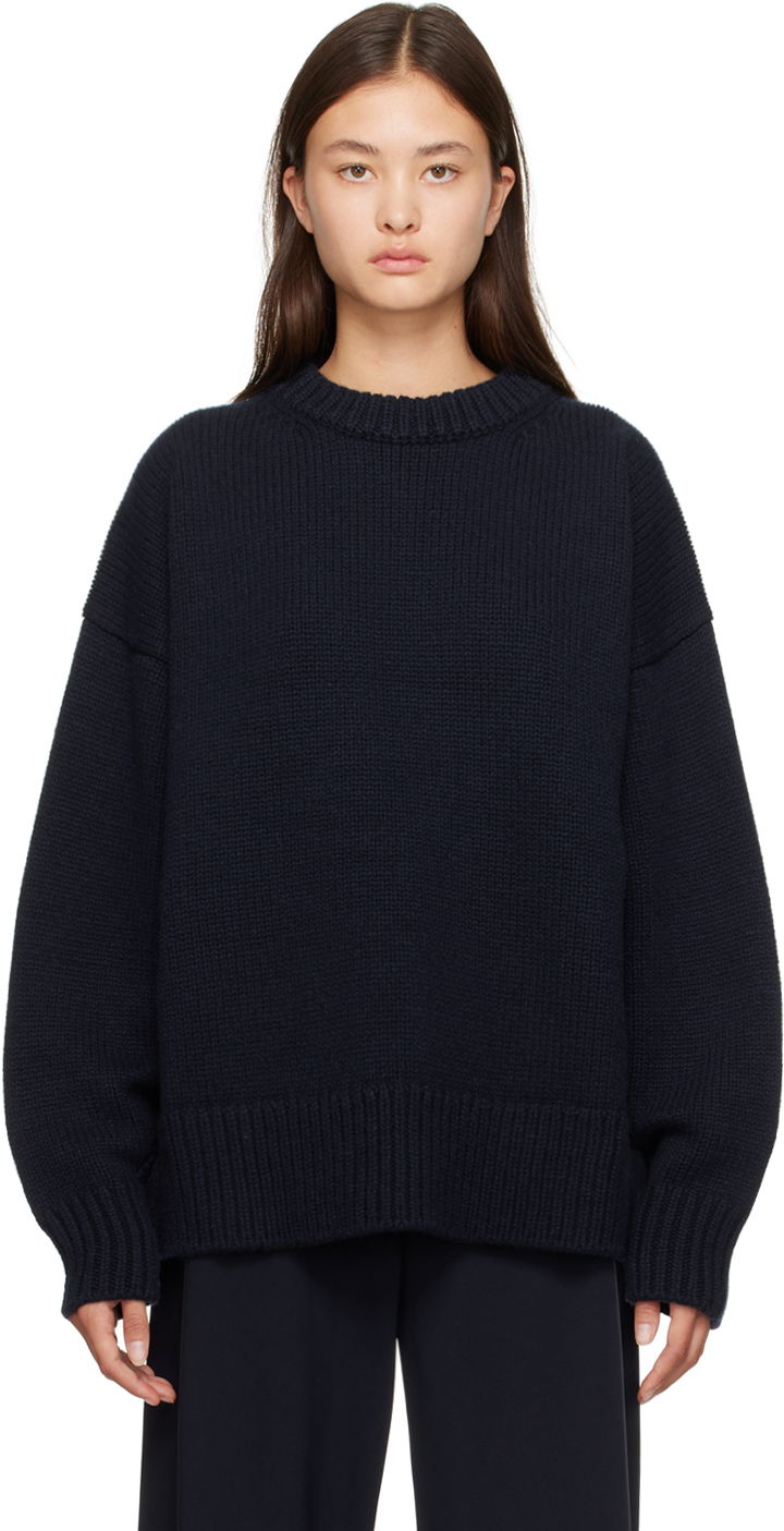 Džemper The Row Ophelia Knitted Sweater Plava | 325-Y184