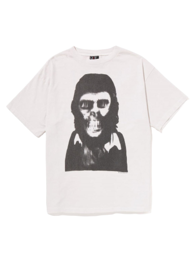 Majica kratkih rukava BAPE x Saint Mxxxxxx x Skull Tee Bijela | 1J23-109-902