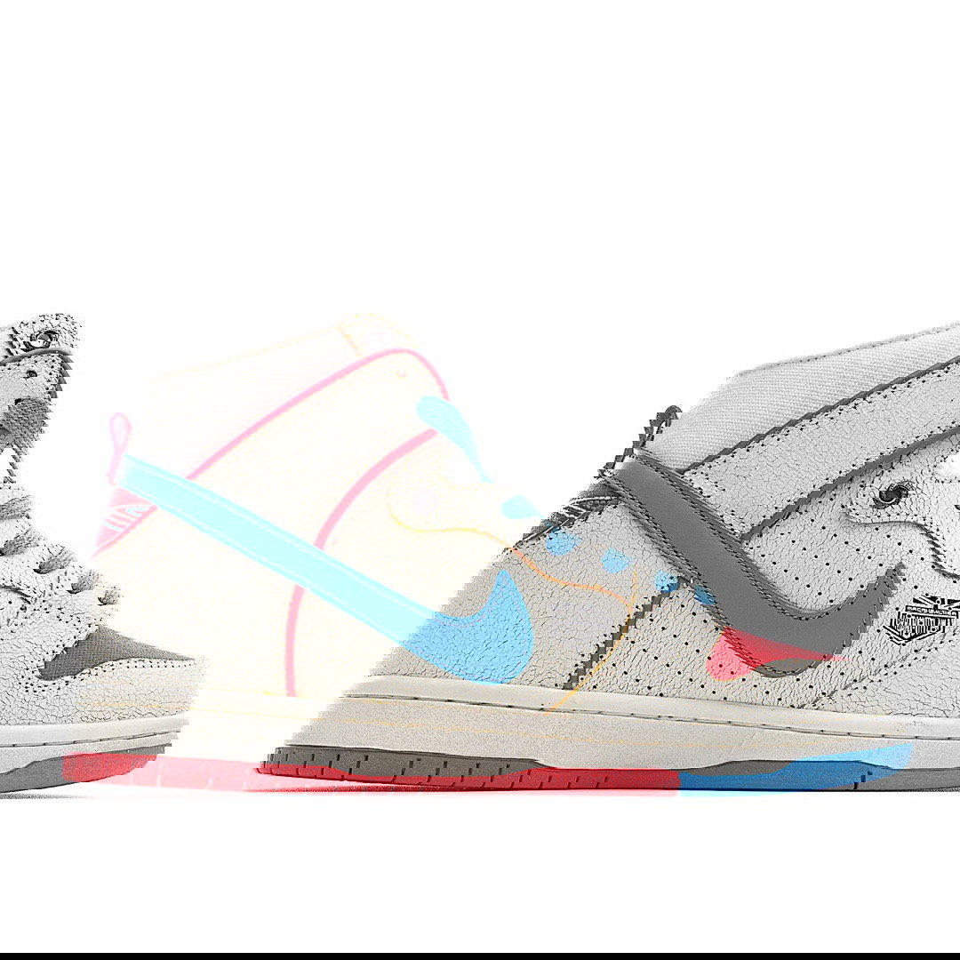 Tenisice i cipele Nike SB Dunk High Pro Ishod Wair x Magnus Walker Bijela | DH7683-100, 0
