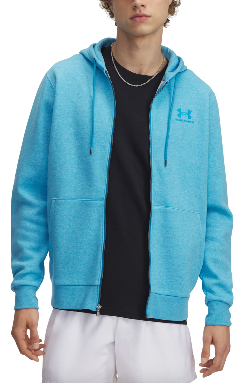 Dukserice Under Armour Icon Fleece Full-Zip Hoodie Tirkiz | 1373881-452