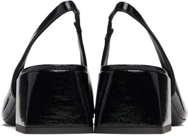 Tenisice i cipele Courrèges Courrèges AC Vinyl Slingback Heels Crna | 325SPP039VY0003, 1