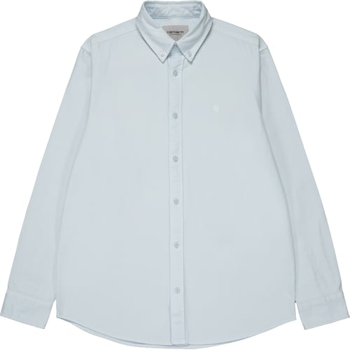 Košulja Carhartt WIP Bolton Garment Dyed Shirt Plava | I030238