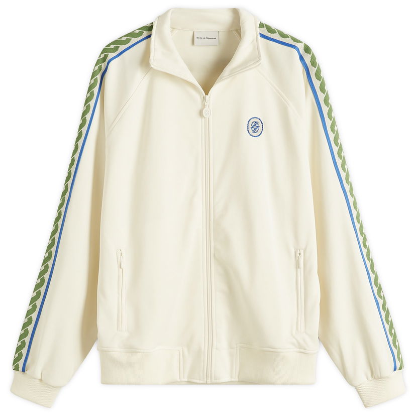 Bomber jakna Drôle de Monsieur Zip Up Track Jacket Bijela | G-SJ007-PL135-OW