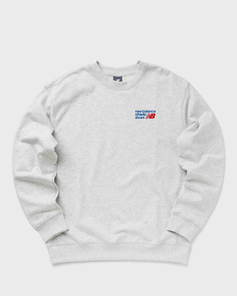 Majica kratkih rukava New Balance Athletics Premium Logo Crew men Sweatshirts grey in size:XXL Siva | MT41547-AHH