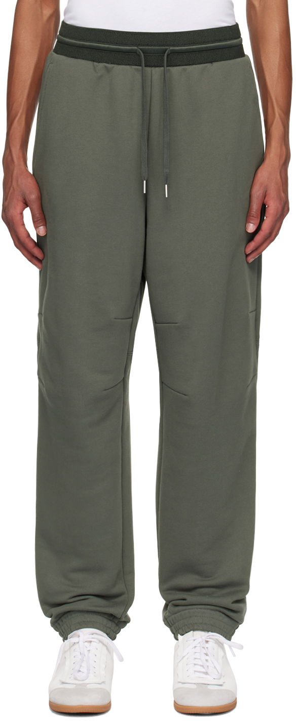 Trenirka Helmut Lang Curve Sweatpants Zelena | O07HM201