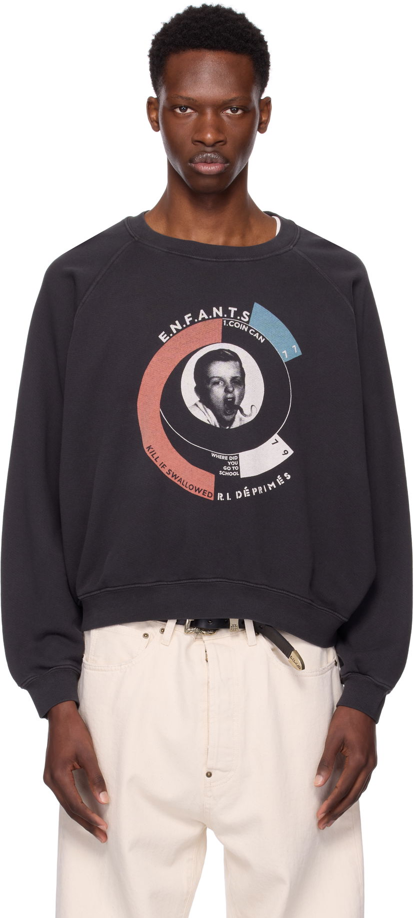 Dukserice Enfants Riches Déprimés Enfants Riches Déprimés Snake Boy Raglan Sweatshirt Crna | 020-470