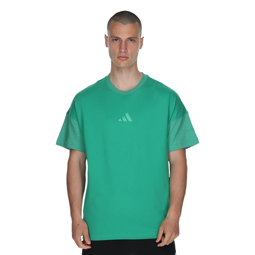 Majica kratkih rukava adidas Originals All Season T-Shirt with Textured Sleeves Zelena | JJ3676