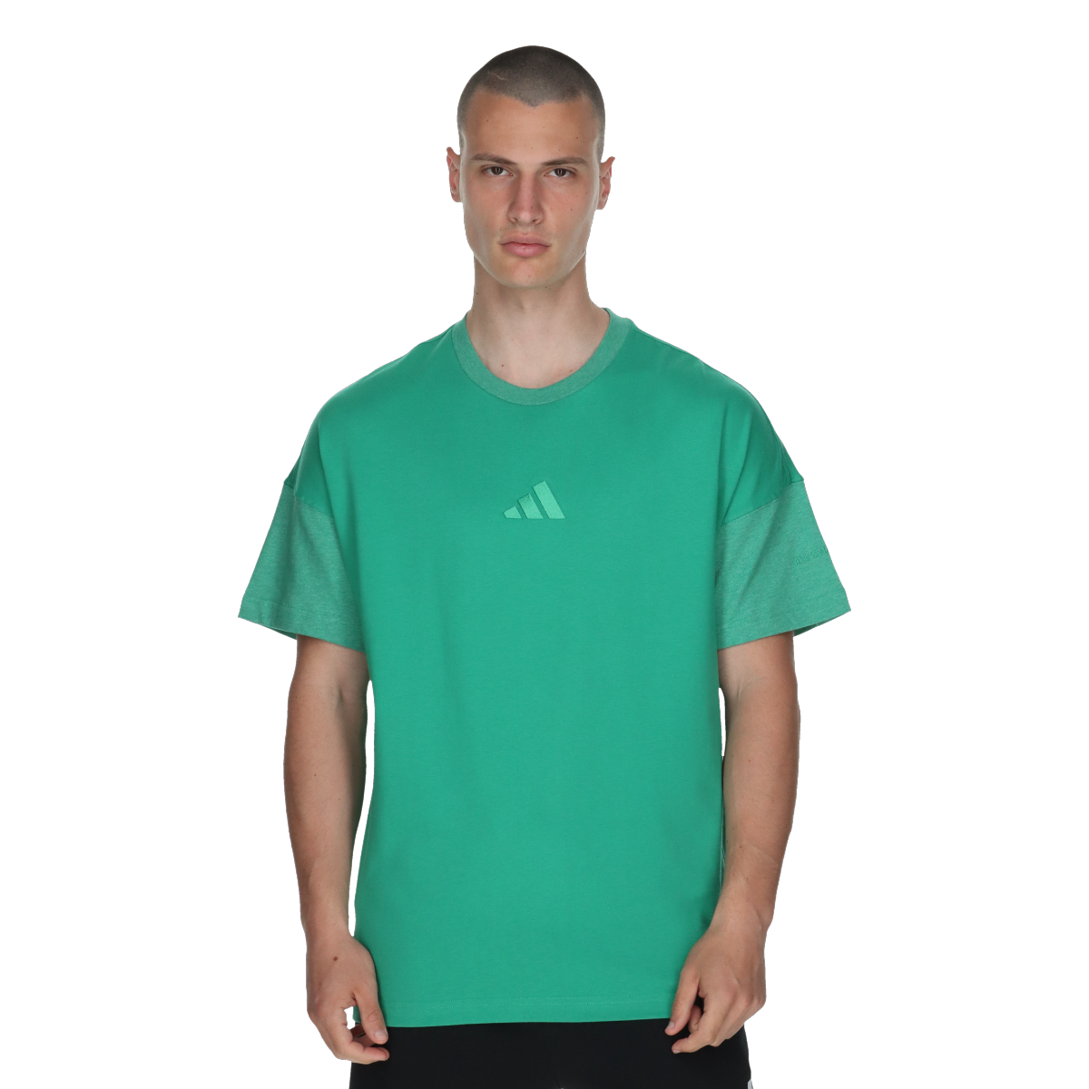 Majica kratkih rukava adidas Originals All Season T-Shirt with Textured Sleeves Zelena | JJ3676, 0