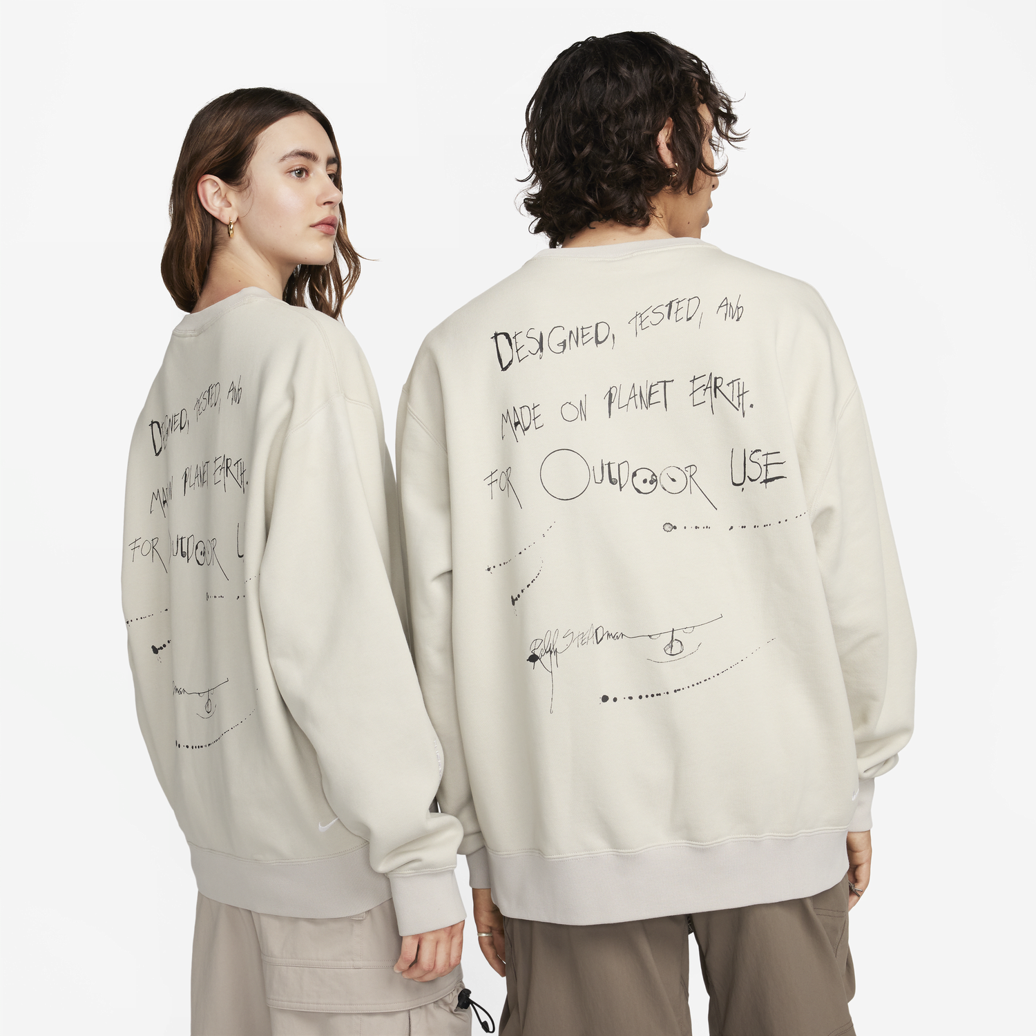 Dukserice Nike ACG Therma-FIT Fleece Crew Bež | FD8760-072, 1