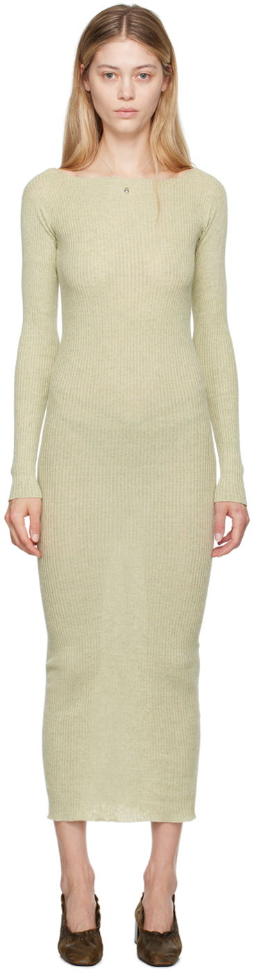 Haljina Baserange Baserange Dande Maxi Dress Zelena | KNDAD-LI-AU24